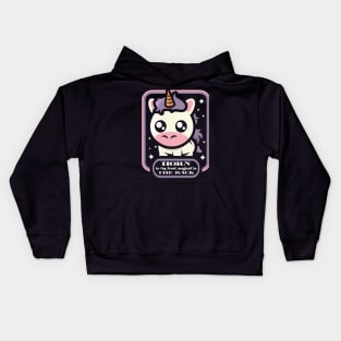 Horn in the front Magical in the Back Kids Hoodie